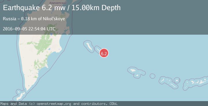 Map of KOMANDORSKIYE OSTROVA REGION