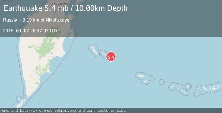 Map of KOMANDORSKIYE OSTROVA REGION