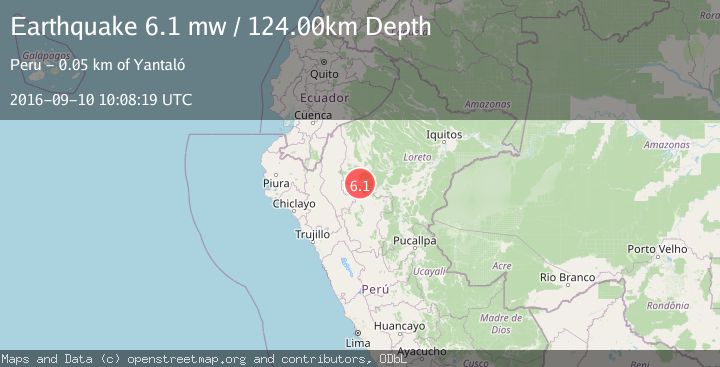 Map of NORTHERN PERU