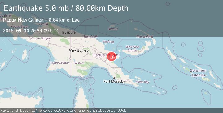 Map of EASTERN NEW GUINEA REG., P.N.G.