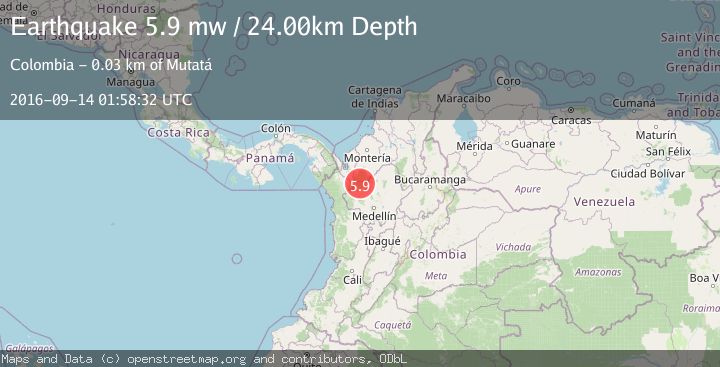Map of NORTHERN COLOMBIA