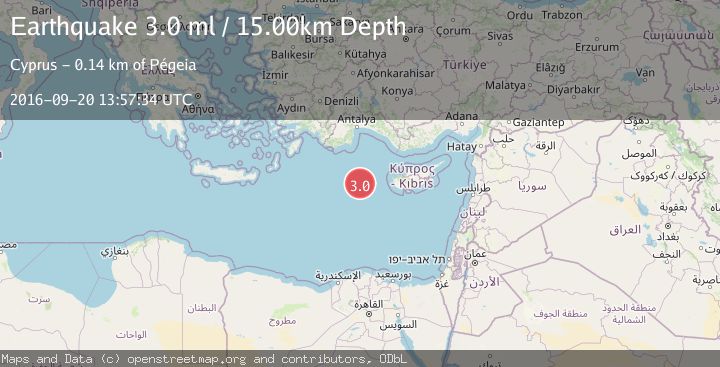 Map of EASTERN MEDITERRANEAN SEA