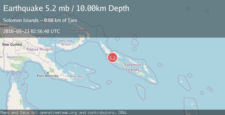 Map of SOLOMON ISLANDS