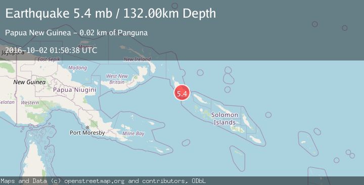 Map of BOUGAINVILLE REGION, P.N.G.