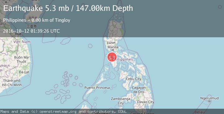 Map of MINDORO, PHILIPPINES