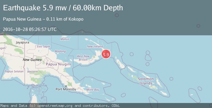 Map of NEW IRELAND REGION, P.N.G.