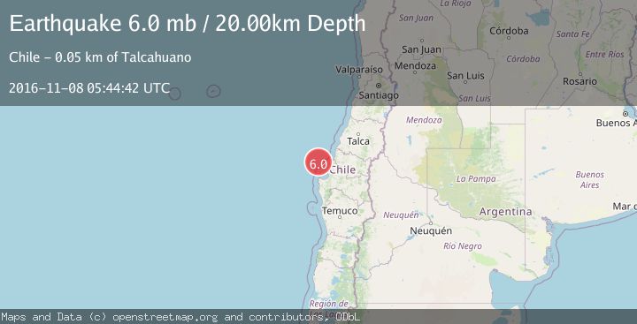 Map of OFFSHORE BIO-BIO, CHILE