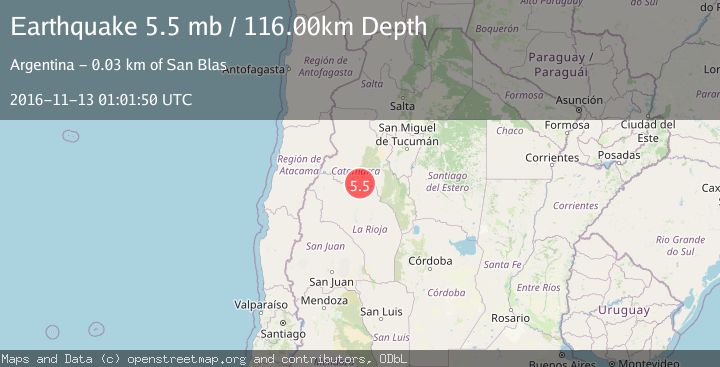 Map of CATAMARCA, ARGENTINA