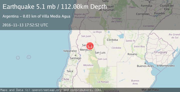 Map of SAN JUAN, ARGENTINA