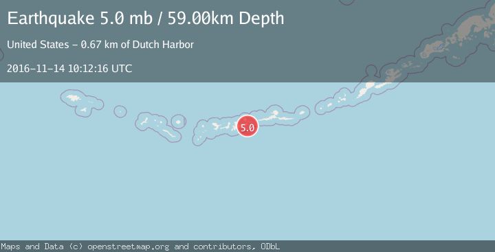 Map of ANDREANOF ISLANDS, ALEUTIAN IS.