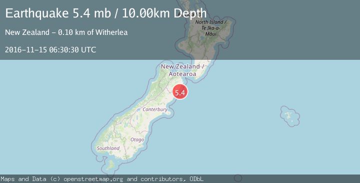 Map of SOUTH ISLAND OF NEW ZEALAND