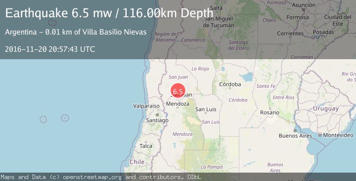 Map of SAN JUAN, ARGENTINA