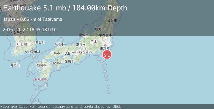 Map of NEAR EAST COAST OF HONSHU, JAPAN