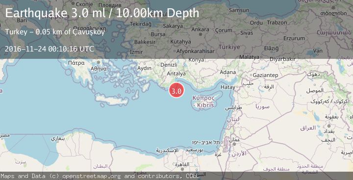 Map of EASTERN MEDITERRANEAN SEA