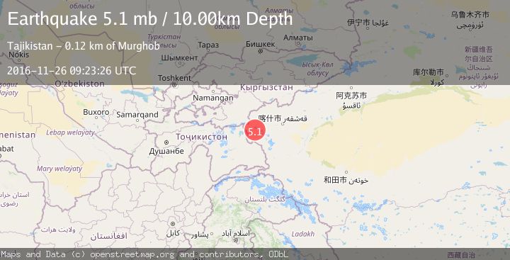Map of SOUTHERN XINJIANG, CHINA