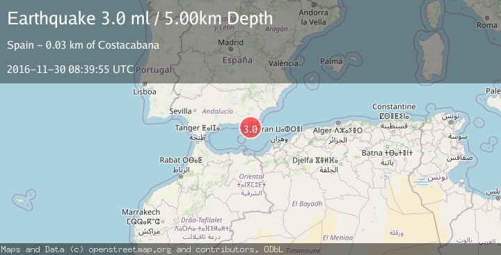 Map of STRAIT OF GIBRALTAR