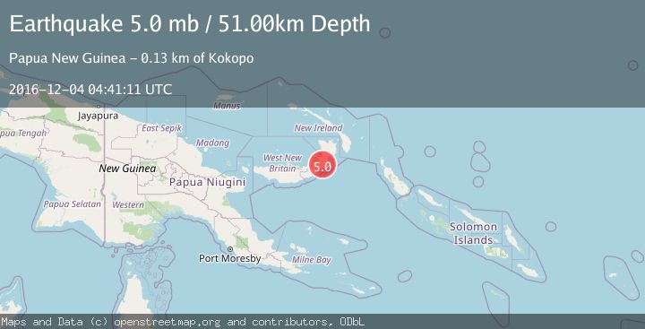 Map of NEW BRITAIN REGION, P.N.G.