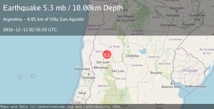 Map of SAN JUAN, ARGENTINA