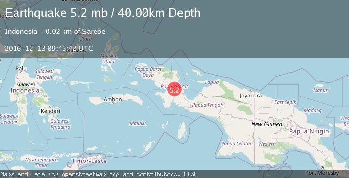 Map of PAPUA, INDONESIA