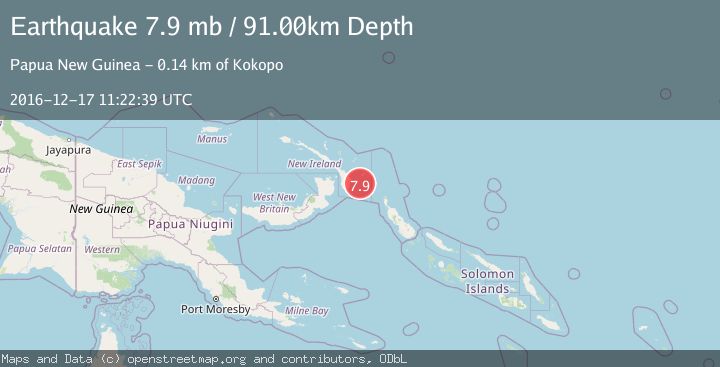 Map of NEW IRELAND REGION, P.N.G.