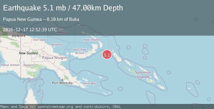 Map of NEW IRELAND REGION, P.N.G.