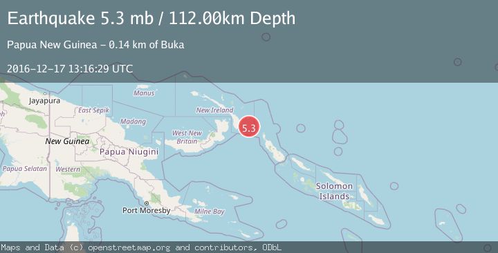 Map of NEW IRELAND REGION, P.N.G.