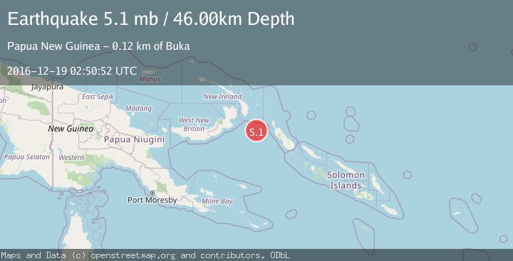 Map of NEW IRELAND REGION, P.N.G.