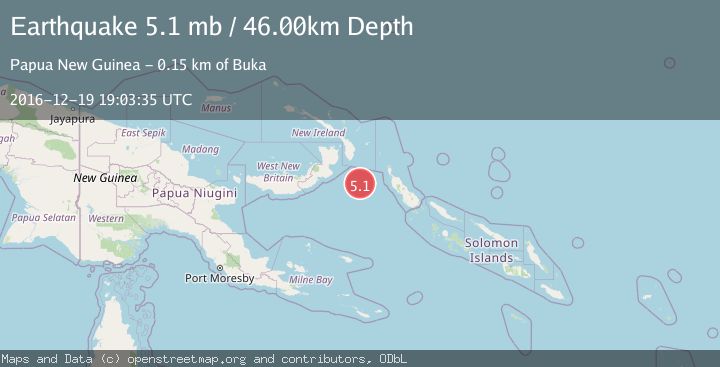 Map of NEW IRELAND REGION, P.N.G.
