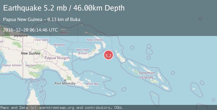 Map of NEW IRELAND REGION, P.N.G.