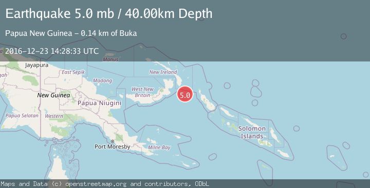 Map of NEW IRELAND REGION, P.N.G.