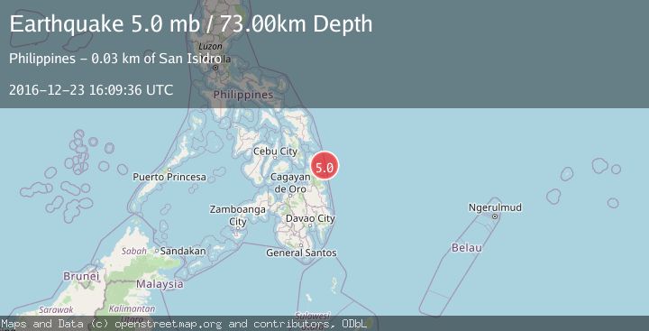 Map of MINDANAO, PHILIPPINES
