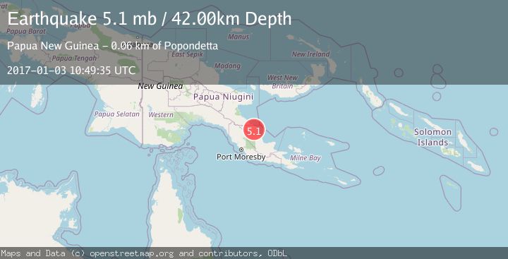 Map of EASTERN NEW GUINEA REG., P.N.G.