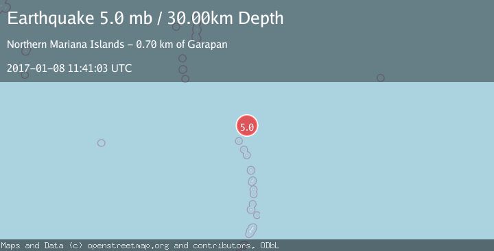 Map of MARIANA ISLANDS REGION