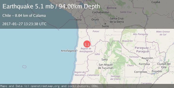Map of ANTOFAGASTA, CHILE