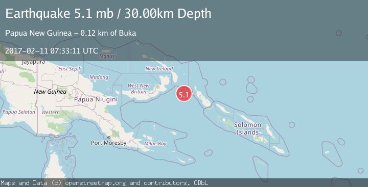 Map of NEW IRELAND REGION, P.N.G.