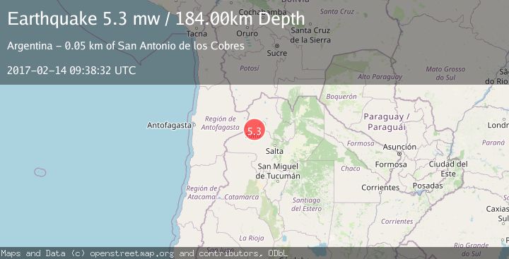 Map of JUJUY, ARGENTINA