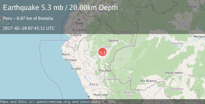 Map of NORTHERN PERU
