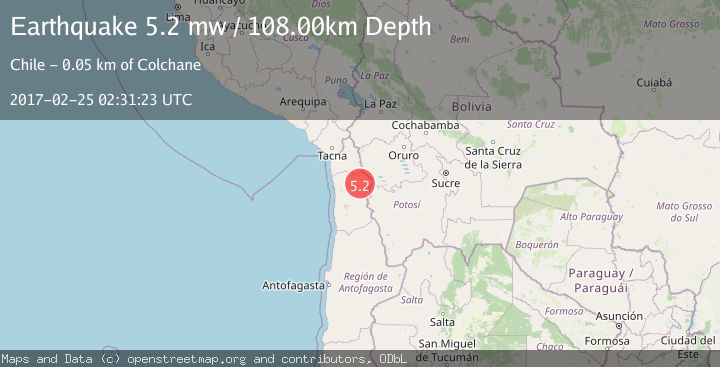 Map of TARAPACA, CHILE