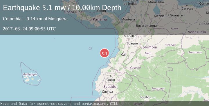 Map of SOUTH OF PANAMA