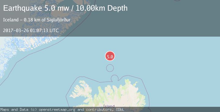 Map of ICELAND REGION