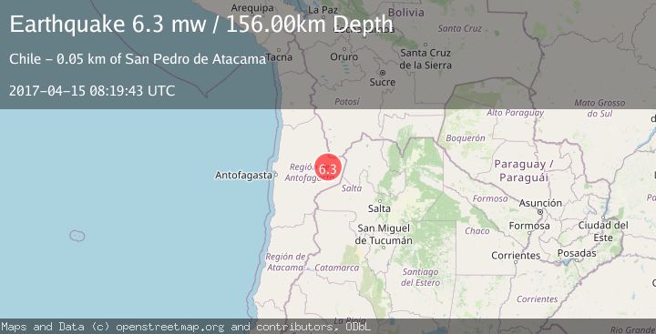 Map of ANTOFAGASTA, CHILE
