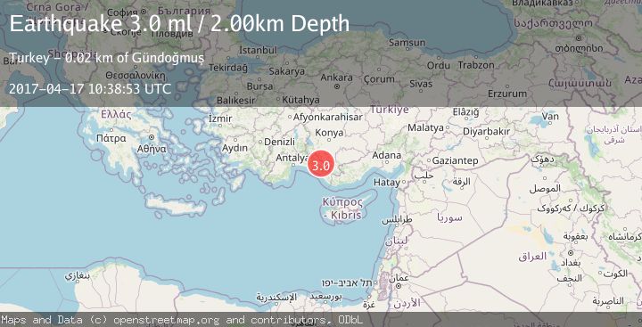 Map of CENTRAL TURKEY