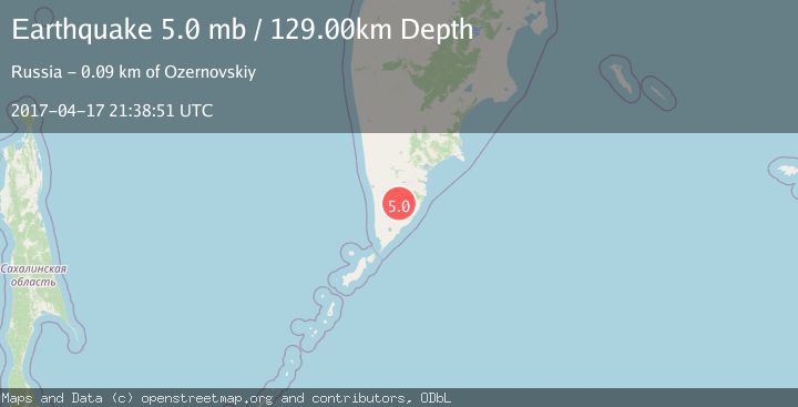 Map of KAMCHATKA PENINSULA, RUSSIA