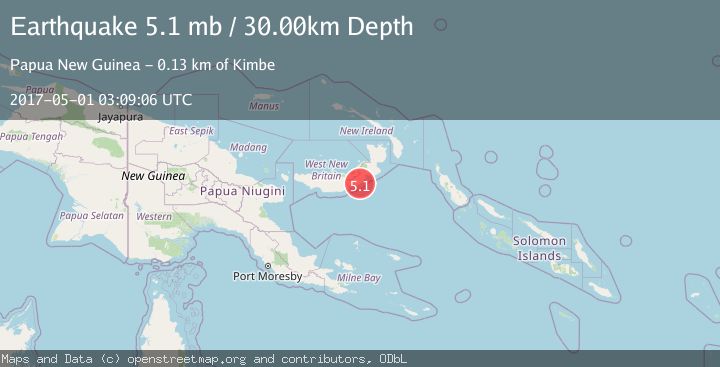 Map of NEW BRITAIN REGION, P.N.G.