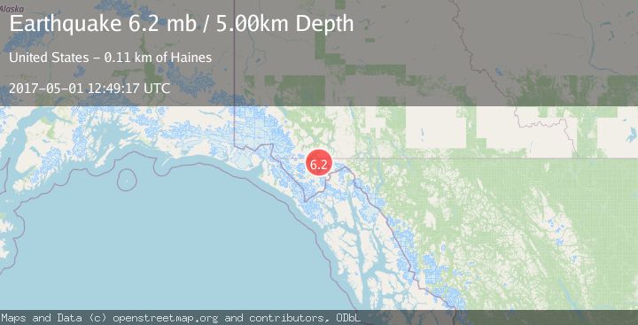 Map of SOUTHEASTERN ALASKA