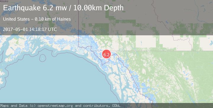 Map of SOUTHEASTERN ALASKA