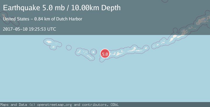 Map of ANDREANOF ISLANDS, ALEUTIAN IS.