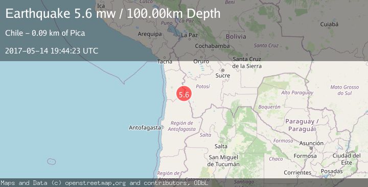 Map of ANTOFAGASTA, CHILE