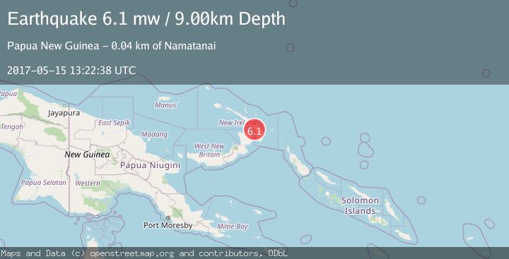 Map of NEW BRITAIN REGION, P.N.G.