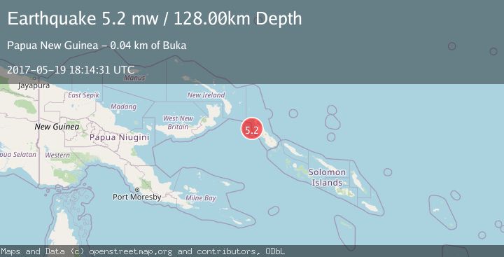 Map of BOUGAINVILLE REGION, P.N.G.